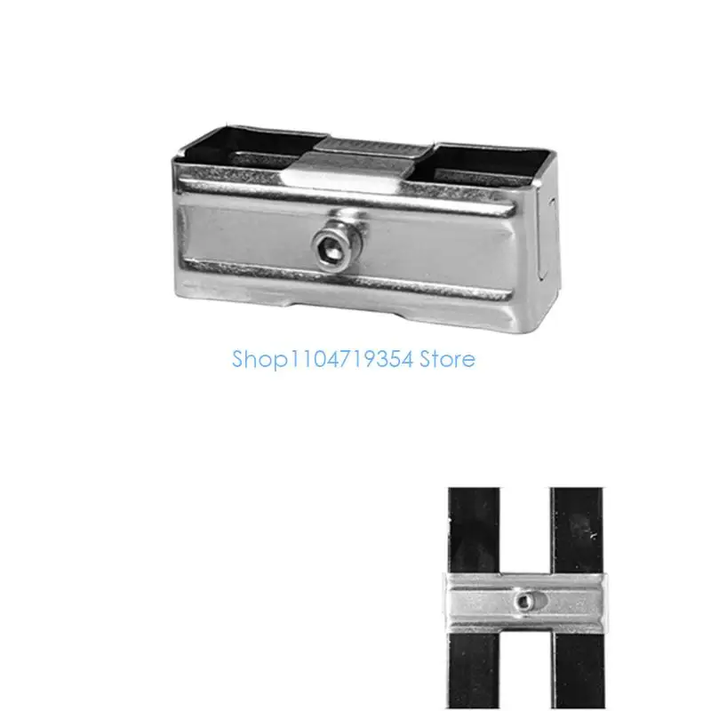 0XLD Square Tube Connector Connection Fastener Stainless Steel 3 Way Elbow Pipe Fitting Connector Accessories Enduring