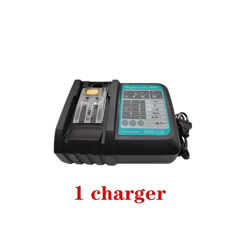 18V 6000mAh replaces MAKITA to replace battery LXT BL1860B BL1860 BL1850 electric tool rechargeable lithium-ion battery+charger