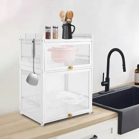 6 best sales कवर के साथ प्लेट रैक - №2