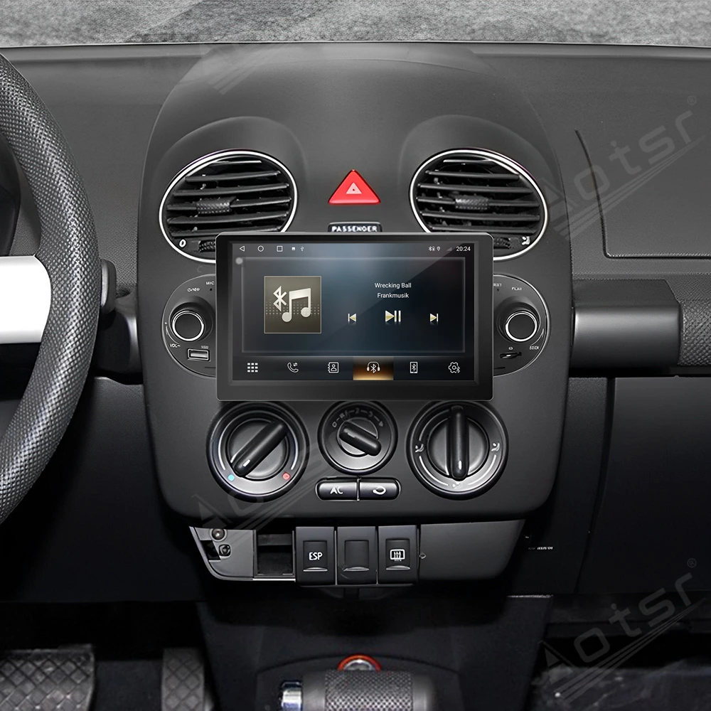 6.2 بوصة أندرويد 13 CarPlay راديو السيارة لفولكس واجن بيتل 2002-2012 شاشة تعمل باللمس مشغل وسائط متعددة نظام تحديد المواقع والملاحة رئيس وحدة BT #2