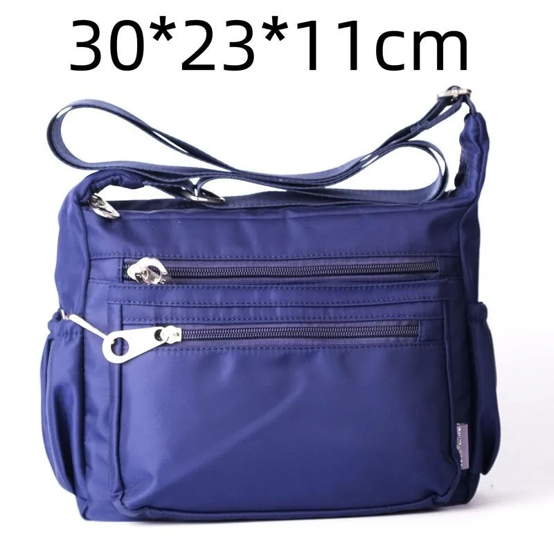 

2023 Women Crossbody Bag New Nylon Canvas Wrap Men Bags Single Shoulder High Capacity Mom Package