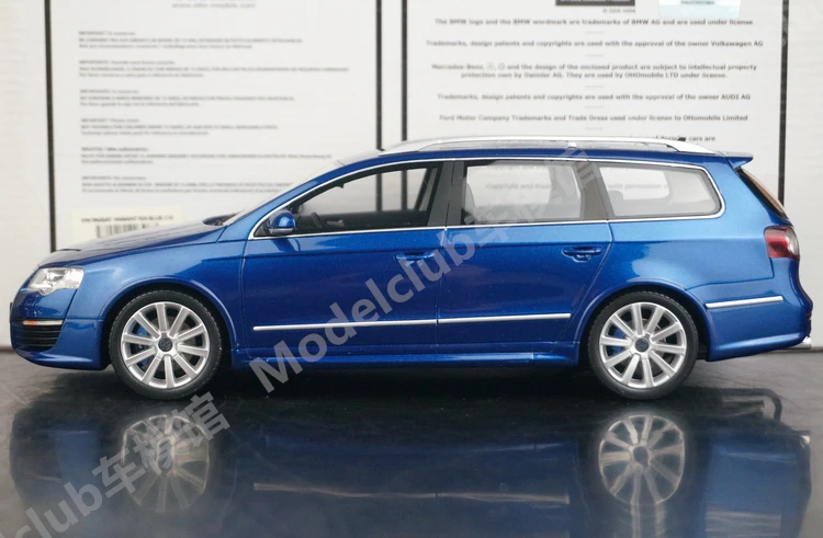 OTTO 1:18 R36 Blue Wagon Simulation إصدار محدود من الراتنج المعدني الثابت لعبة مجسمة هدية #2