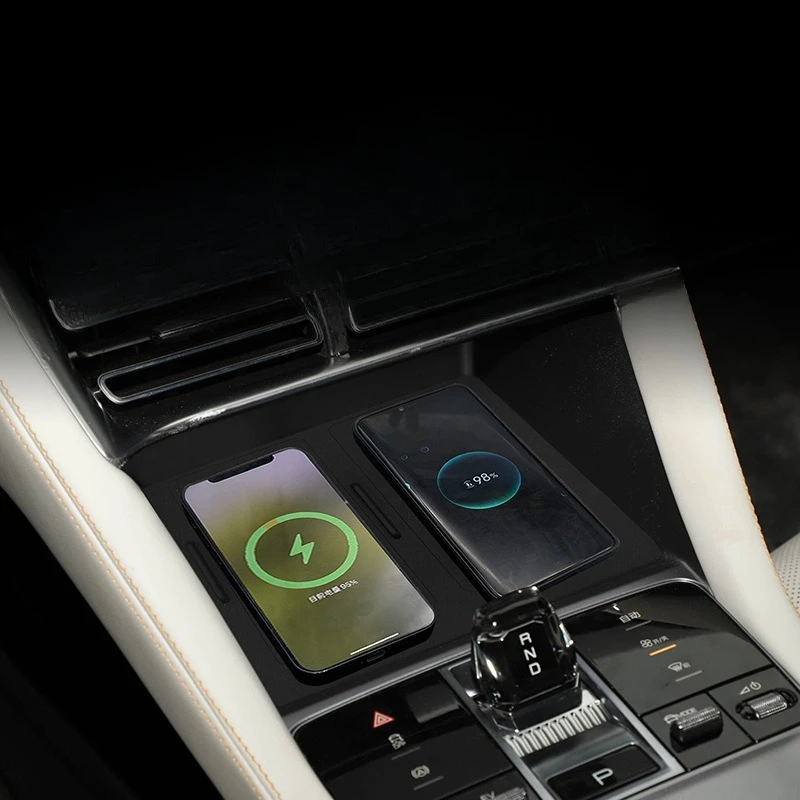 for BYD Song Plus Seal U 2023 2024 2025 Car Center Console Wireless Charger 15W Smart Fast Charging Pad Mobile Phone Holder