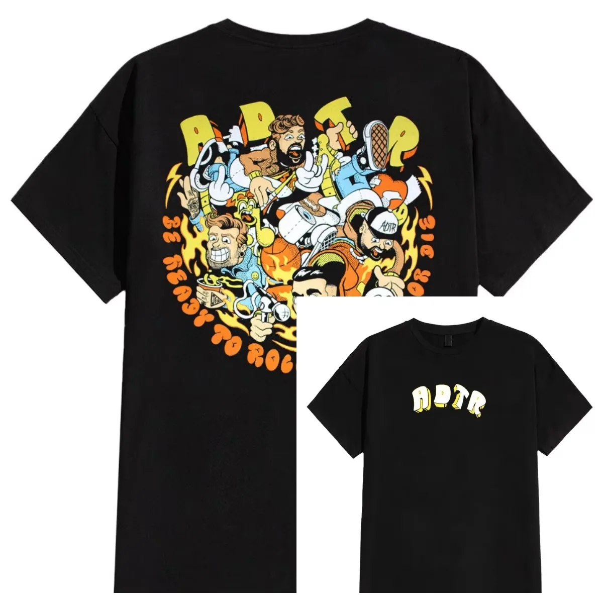 A Day To Remember Be Ready To Rock  Band Graphic T-Shirt Cotton Men Women Streetwear Tee
