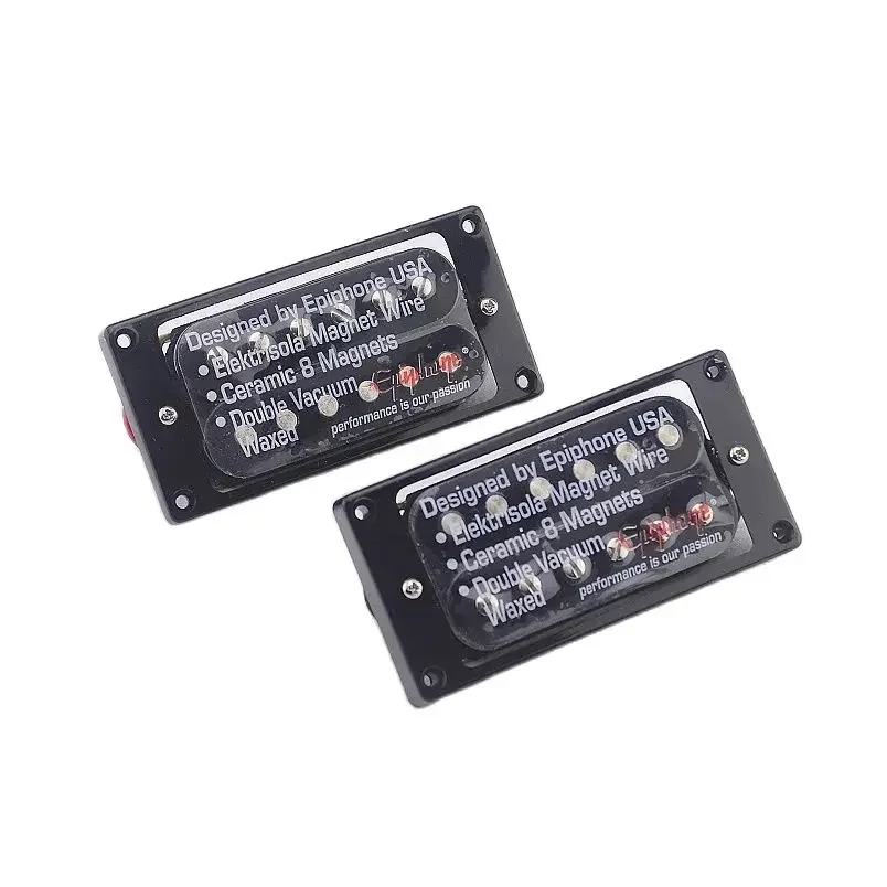 1 Set Originele Echte Elektrische Gitaar Humbucker Pickup (Keramische/Alnico Magneet Bar)