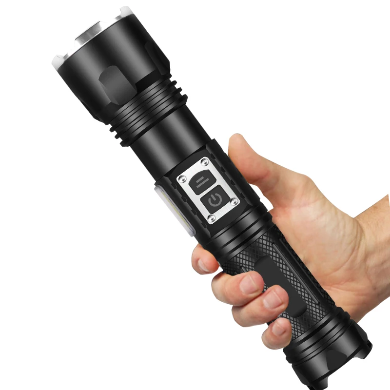 2000 LM Super XHP160 Most Powerful Led Flashlight 18650 XHP160 Led Torch USB Rechargeable Tactical Flashlight Zoom Hand lamp