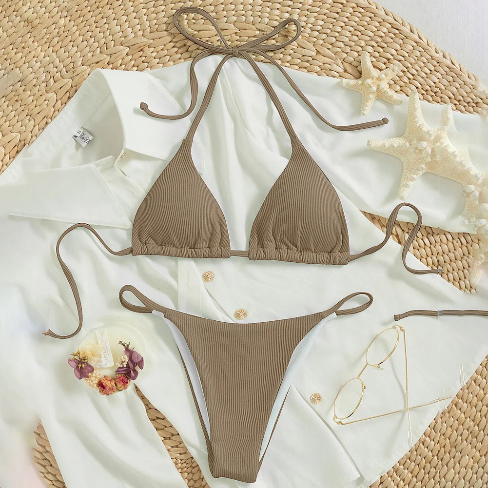 

Womens New Bikini Swimsuit Set Sexy Lingerie High Waist Swimwear String Beach Women's Swimsuit Brazilian Underwear Sexy Bras