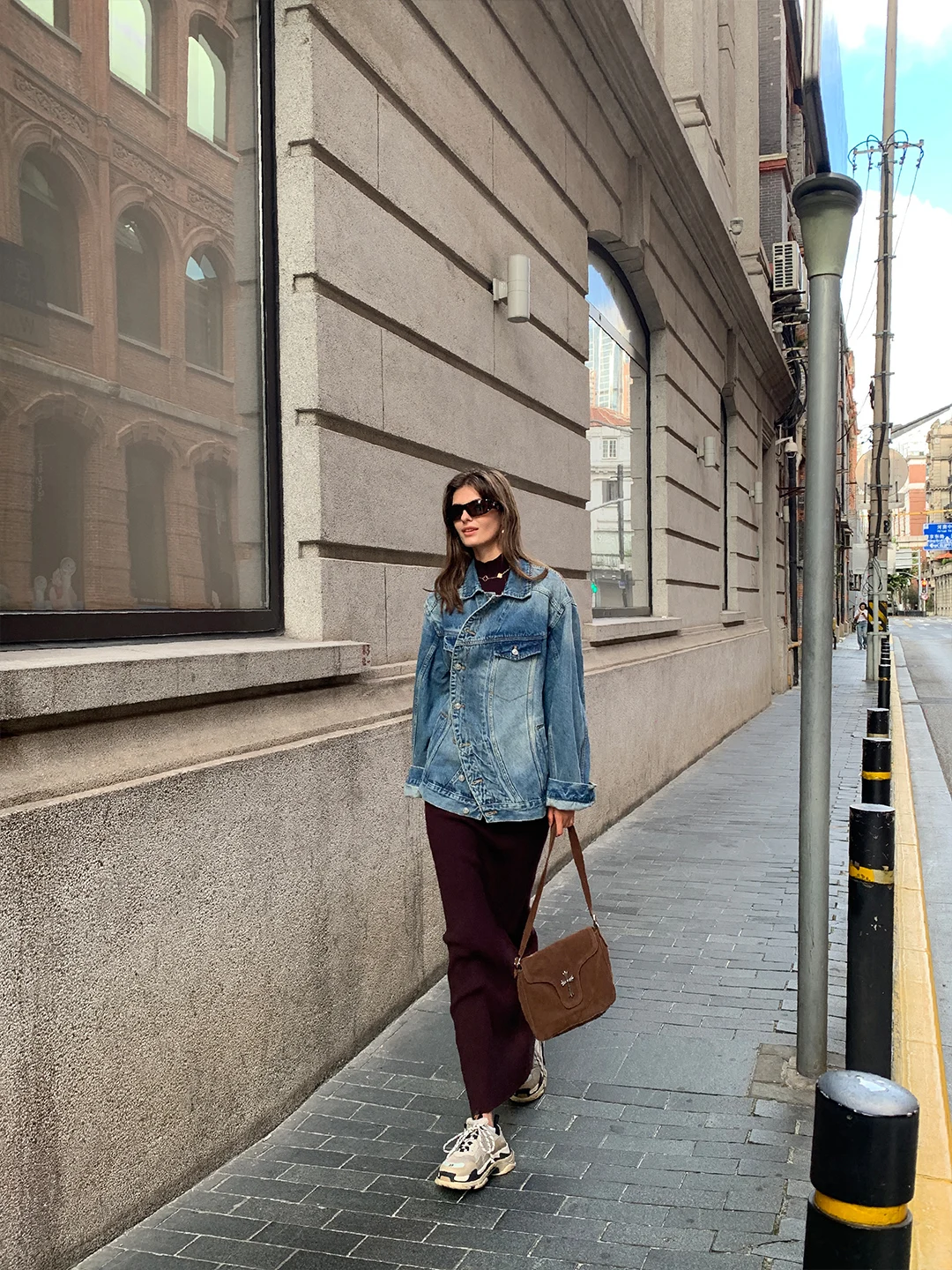 

Luna7xi Vintage Denim Jaet Women's Loose Long Sve Open Cardigan Casual Jaet Top Early Autumn Design Commute Sle Cotton