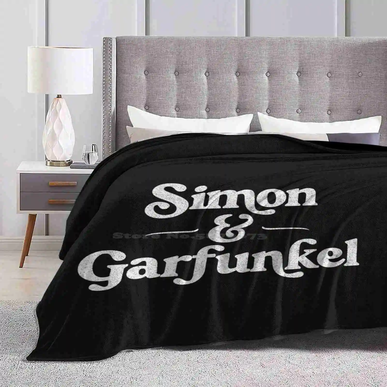 Simon & Garfunkel Four Seasons Comfortable Warm Soft Throw Blanket Paul Simon Art Garfunkel Simon Garfunkel Music 60S Groovy