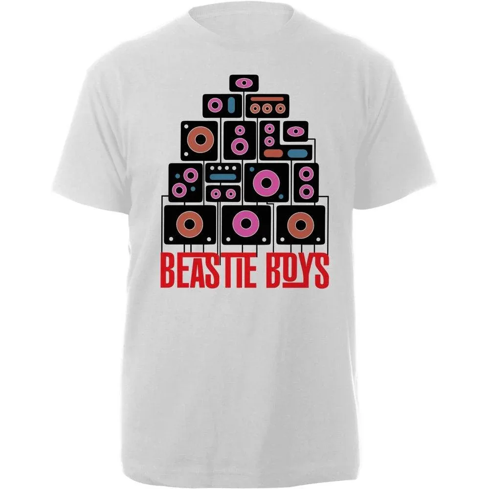 Beastie Boys Intergalactic Robot Graphic T-Shirt, 100% Cotton Old School Hip Hop Print Tee, Unisex Retro Sci-Fi Streetwear