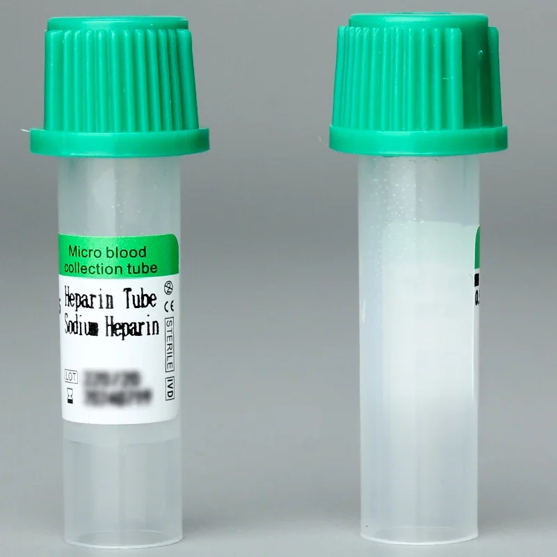 100pcs Micro Blood Collection Tube 0.5ml 1ml Lithium Sodium Heparin EDTAK3 for Animal Veterinary Consumables view 6