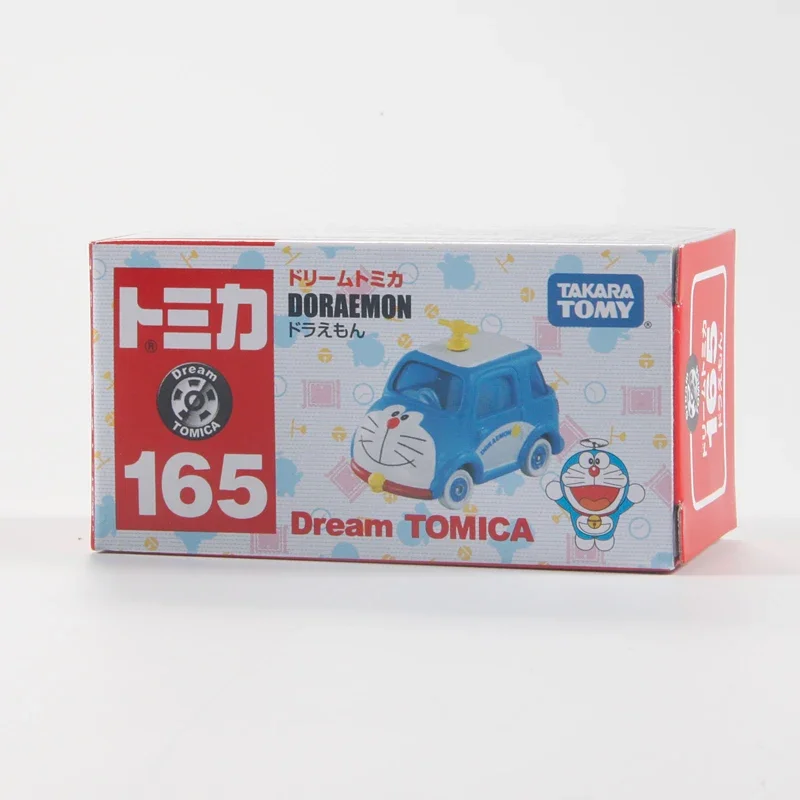 TAKARA TOMY Tomica NO.165 DORAEMON coches de aleación juguetes vehículo de Motor Diecast Metal modelo regalo para niños