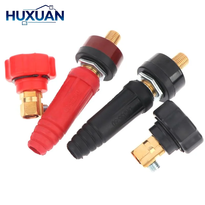 Welding Quick Connector Plug Socket DKJ10-25 DKJ35-50, Insulated Copper Terminal For Arc Welding Equipment