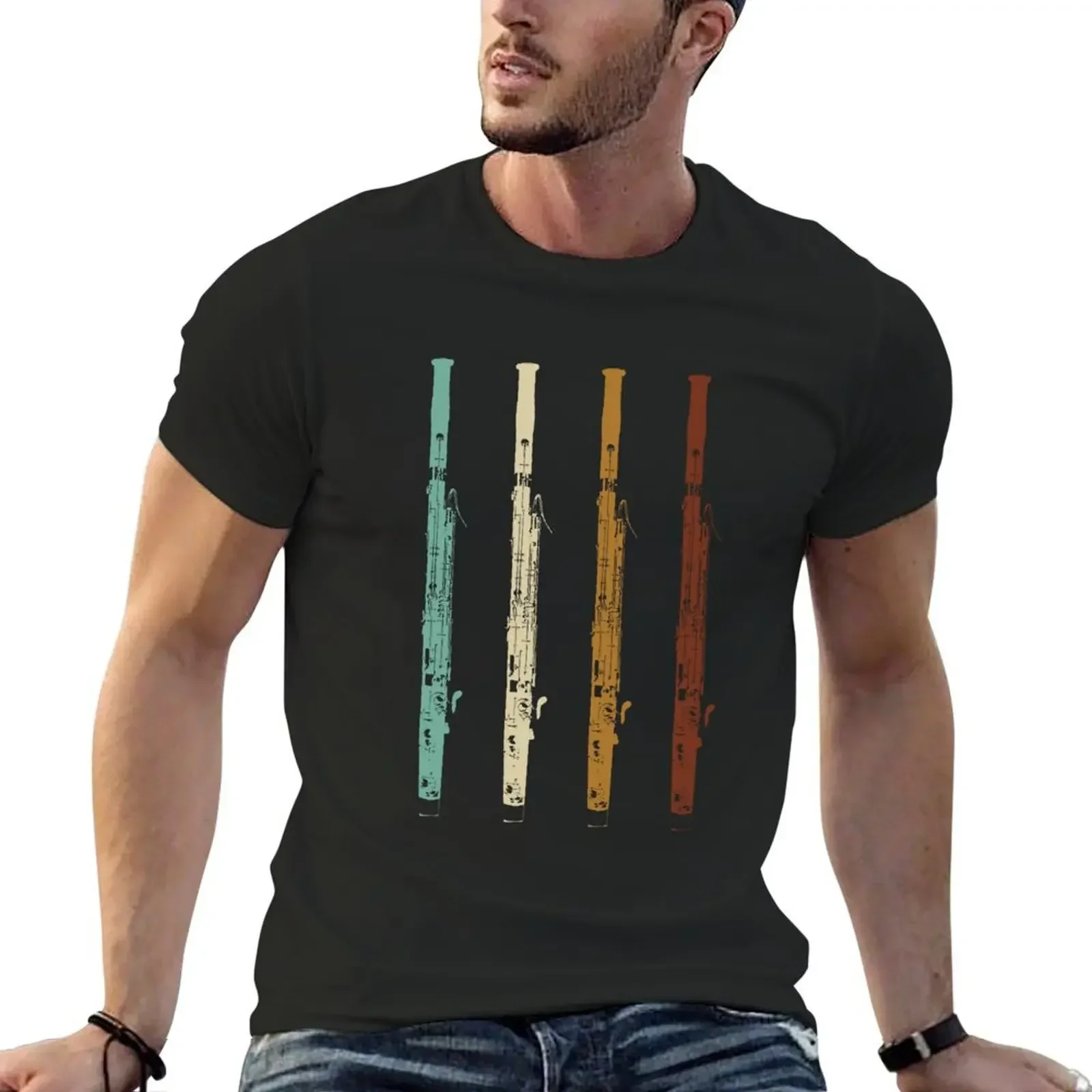 Retro Vintage Bassoon Gift Bassoonist Band Bassoon Player T-Shirt basketball graphic tees tees graphics sweat mens t shirts