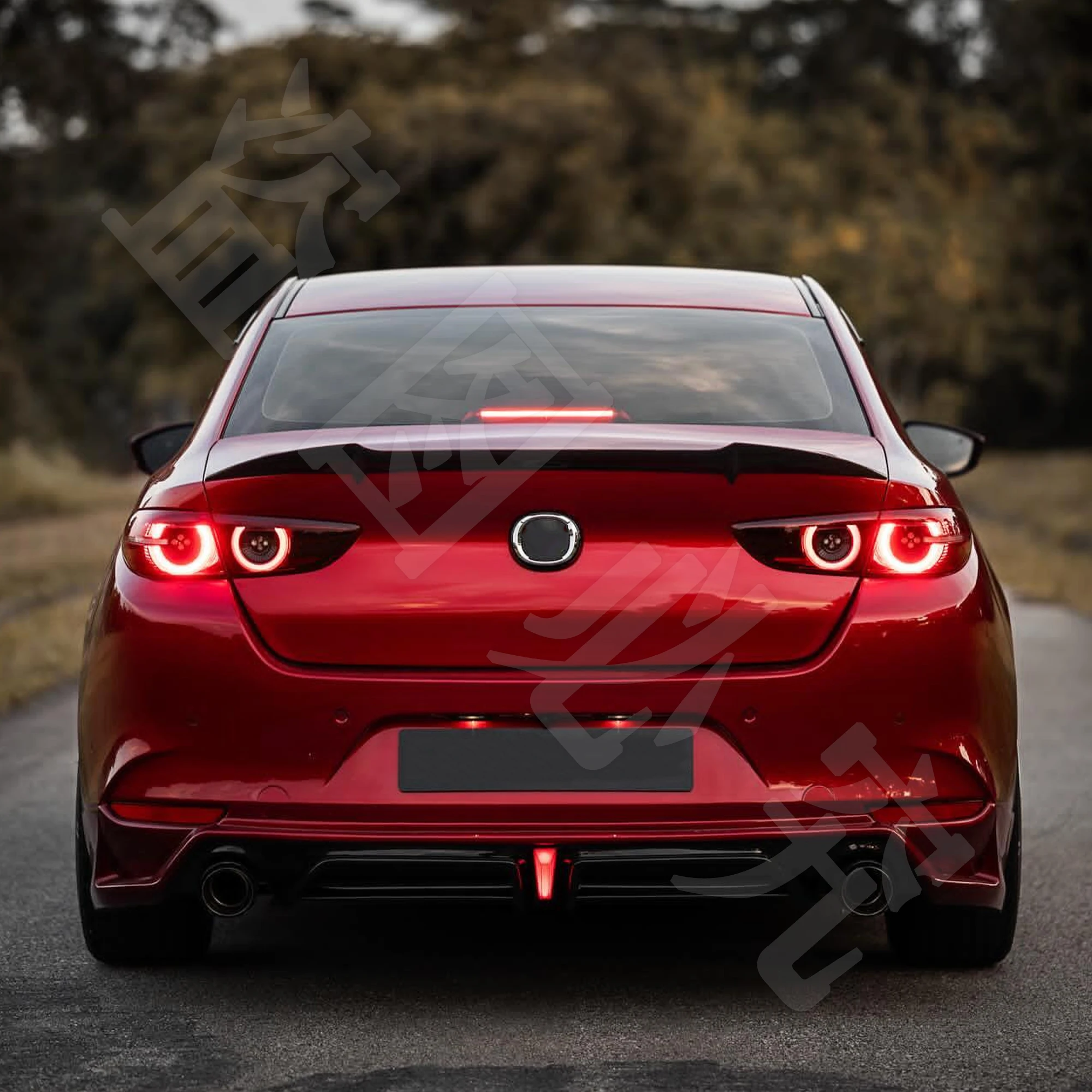 

Carbon Fiber Rear Trunk Lid Wing Spoiler for Mazda 3 Axela 2020-2023 GT Body Kit Accessory Enhanced Performance External Spoiler