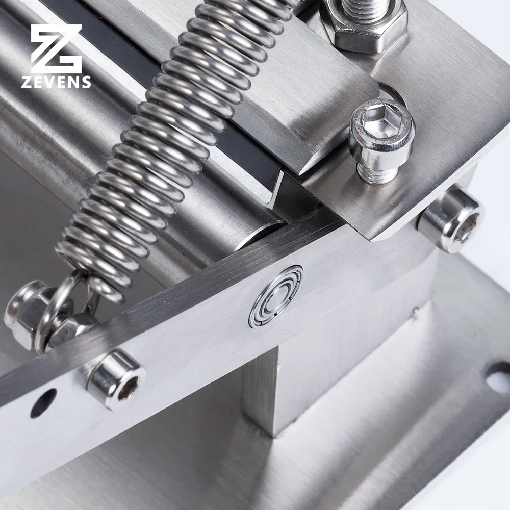 Cowhide Material Scraper DIY Stainless Steel Belt Tanned Leather Scraper, Thinning Machine Leather Thinning Machine