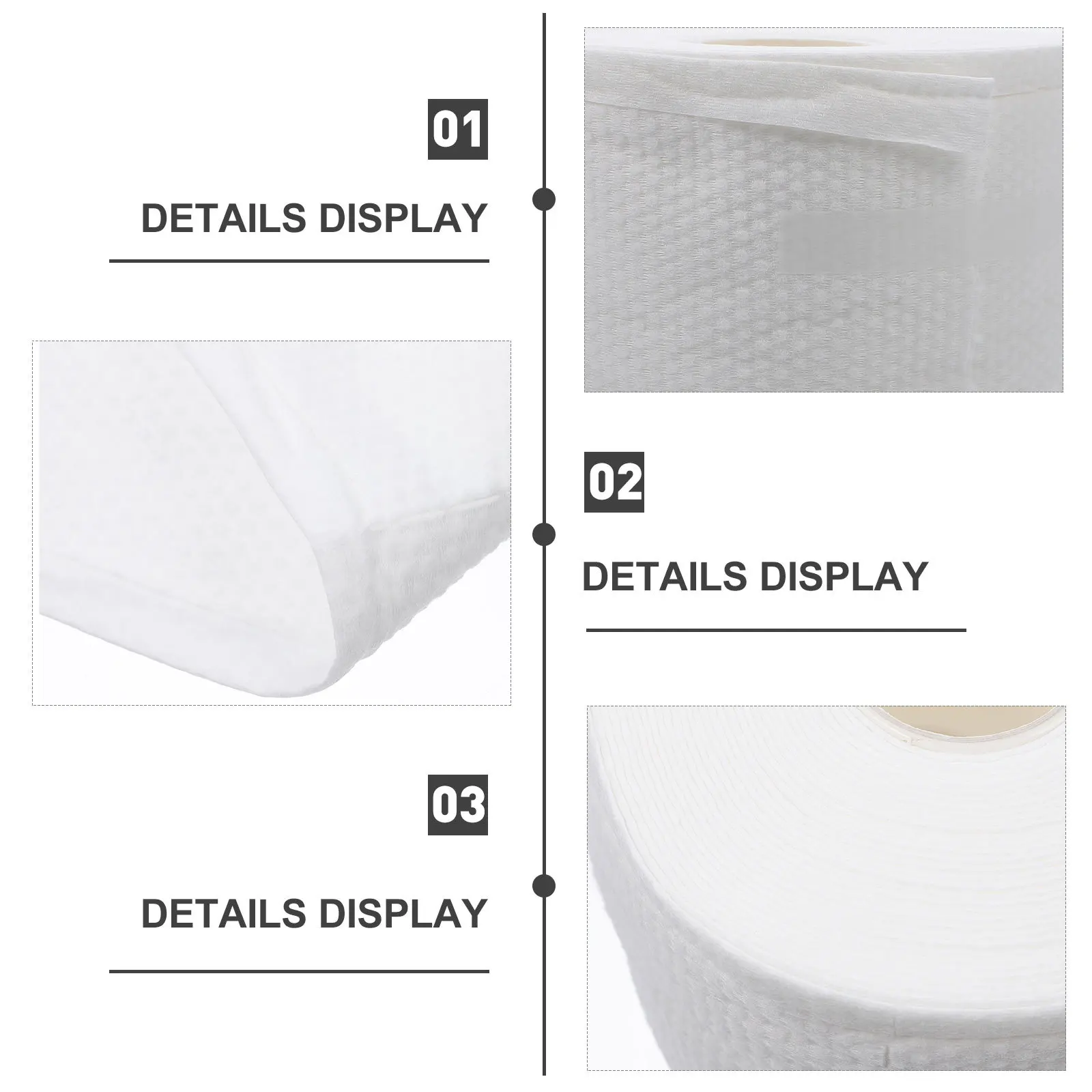 1 Roll Disposable Facial Safe Skin Friendly Makeup Removing Soft Thickened Face Washing Tissue