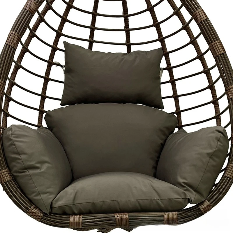 Waterproof UV Resistant Hanging Egg Chair Cushion, Removable Washable Swing Chair Seat Cushion for Outdoor Patio