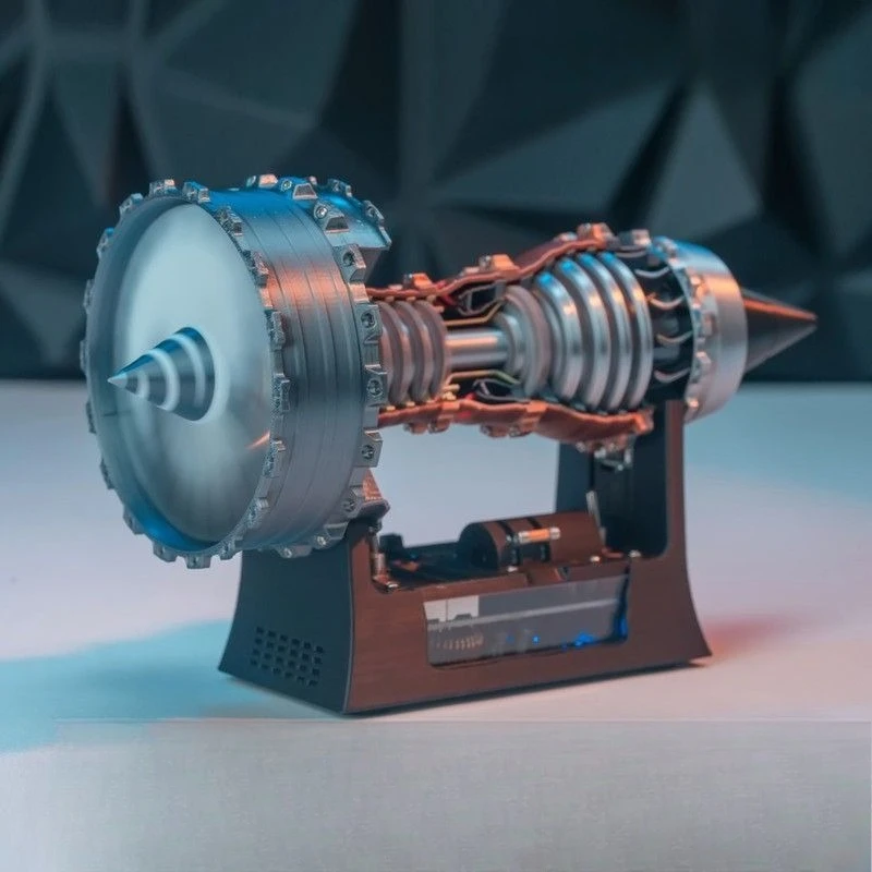 Aviation turbofan engine model ornament toy home collection