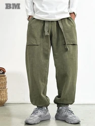 High Quality Plus Size Sweatpants For Men Streetwear Loose Mens Clothing Korean Fashion Baggy Jogger Pants Harajuku Trousers