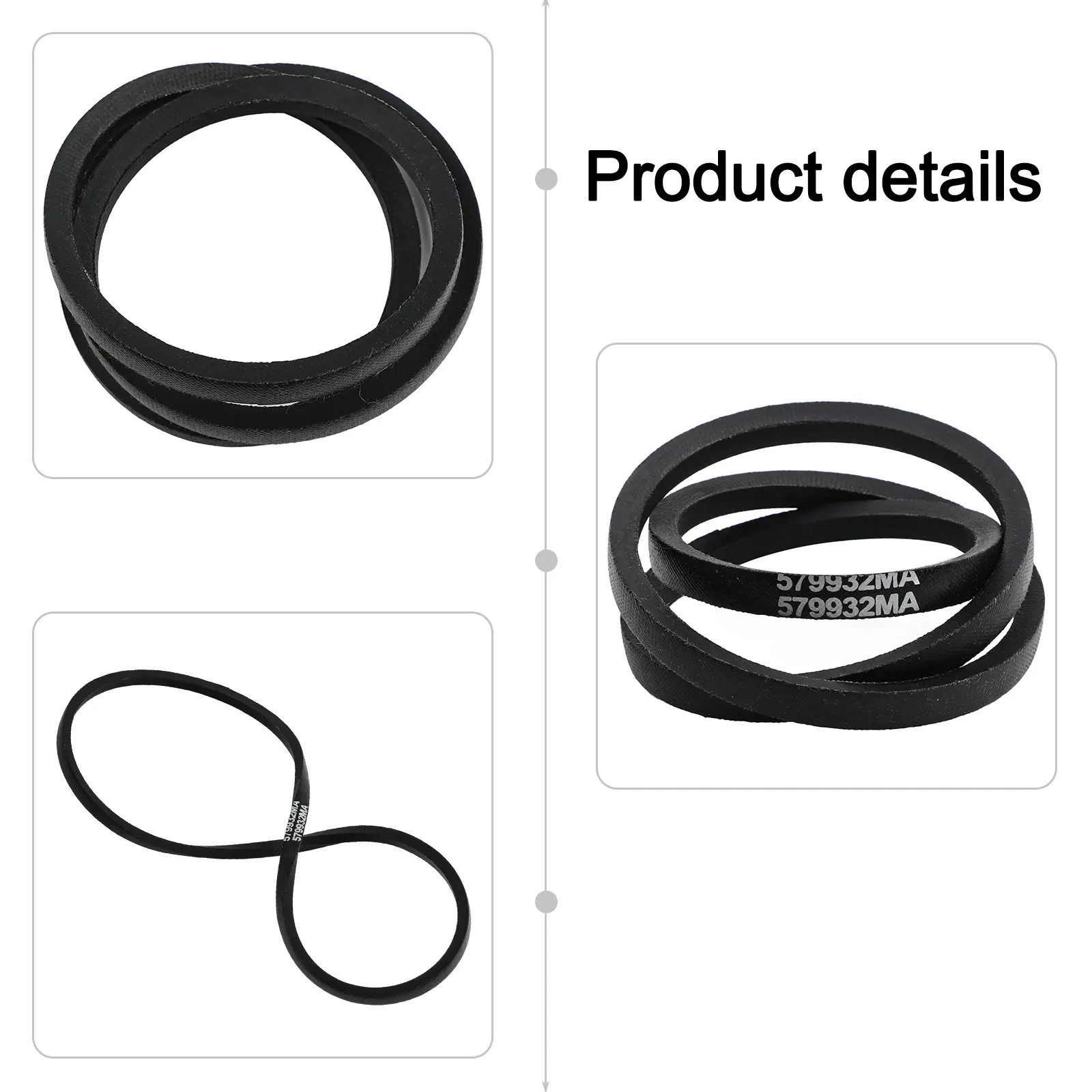 استبدال حزام محرك حزام 20*10*3 سنتيمتر محرك حزام ل Snowplow سهلة التركيب قبضة ممتازة نقل الطاقة #6