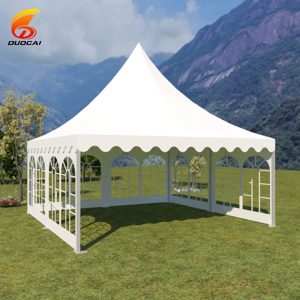 Event Pagoda Tent Outdoor Pvc Canopy Wedding Party Open Space UV Protection Gazebo Tent