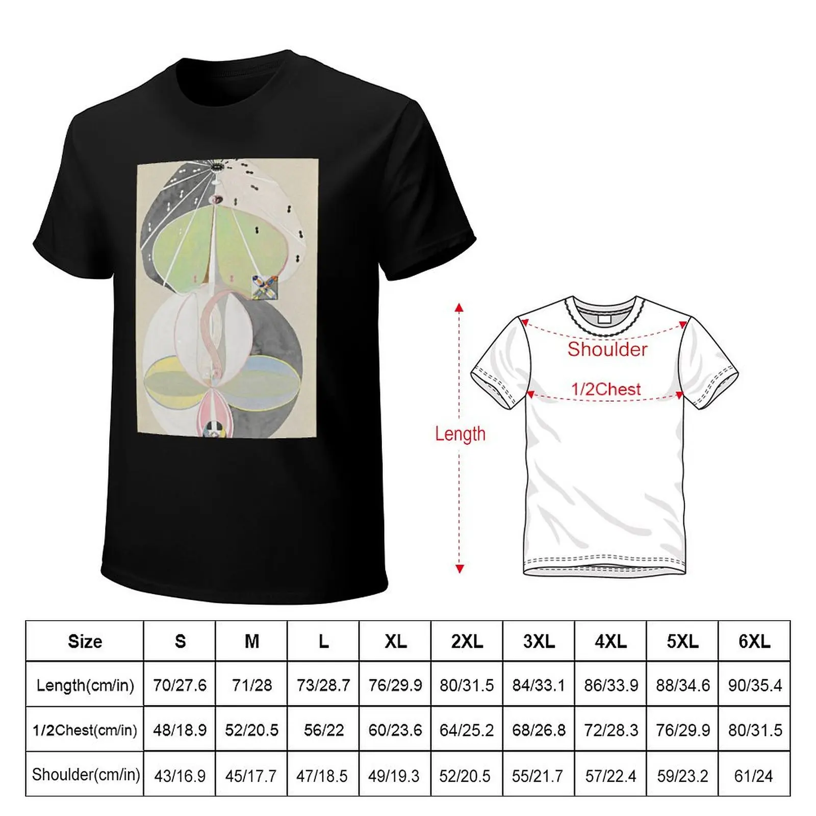 Hilma af Klint The Tree Of Knowledge No. 5 ,Series W 1915 T-Shirt Essential Solid Color T-Shirt