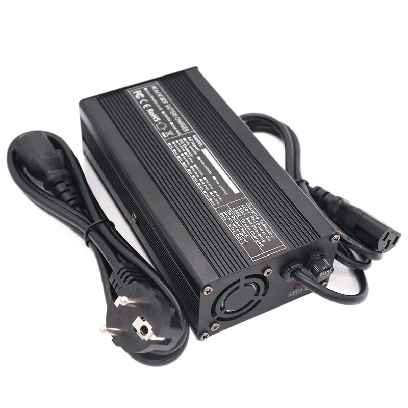 Chargeur de batteries hybrides rechargeables LiFePO4, 2000W, 12V, 50A, 24V, 36V, 40A, 48V, 30A, 60V, 25A, 72V, 20A, 84V, 15A