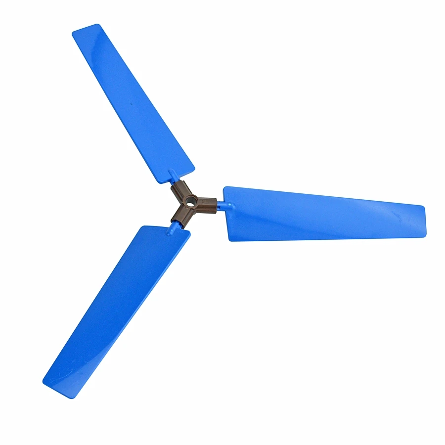High-Tech-Bausteine Flugzeugteile Lüfterblätter Propeller 3-Blatt-Windmühle Kompatibel mit 99012 15790 45544 Lernbausteine Spielzeug – Detail 3