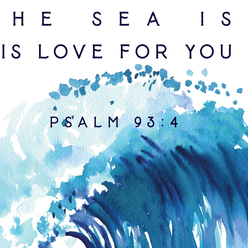 Bible Verse Wall Art Prints Vintage Psalm Poster Christian Scripture Canvas Painting Nursery Wall Pictures Home Room Decoration