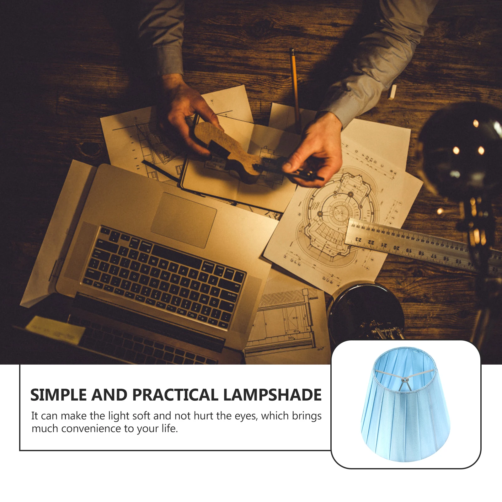 

Fabric Bulb Lampshade Purple Dustproof Light Cover Table Lamp Accessory Bedroom Living Room Study Office Decor Lighting Shade