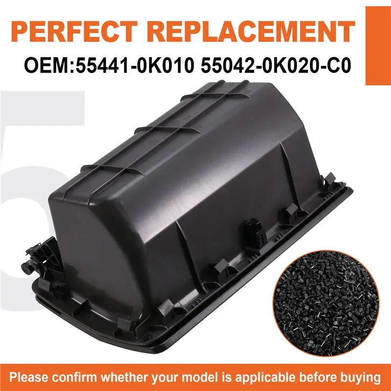 Eco-Friendly 554410K010 Car Upper Instrument Panel Glove Box For Toyota Hilux Vigo 2005-2014 Dashboard Storage Box Left-Hand Dri