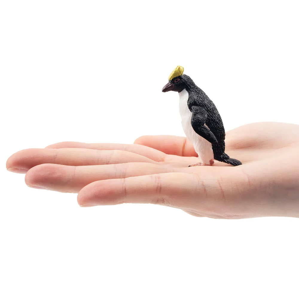 Toymany Simulazione Rockhopper Pinguino Polare Modello Animale Giocattolo Mini Figure Bambole Action Figurine Giocattoli Regalo Per Bambini Torta Decora