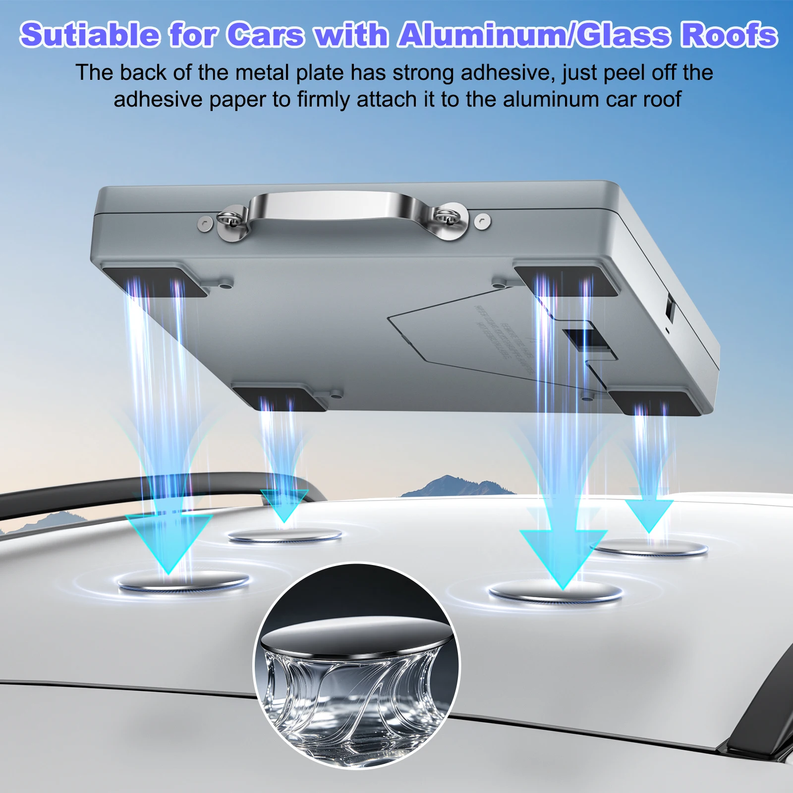 1/4PC Metal Plate Sticker Iron Sheet For Starlink Mini and Gen 3 Magnetic Car Mount Metal Plate Disk For Starlink Magnetic Mount
