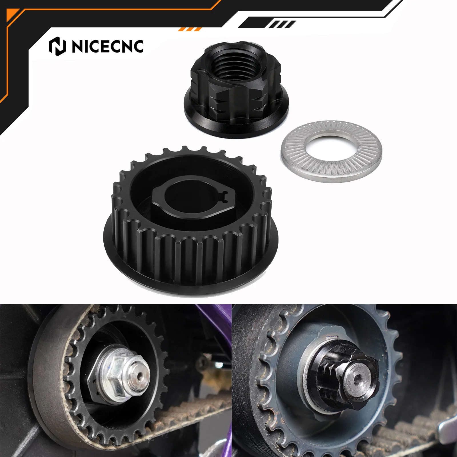 

For Surron light bee X S 2024 Electric Bike Sur ron Parts Segway X160 X260 Accessories Primary Pulley & Primary Belt Pulley Nut