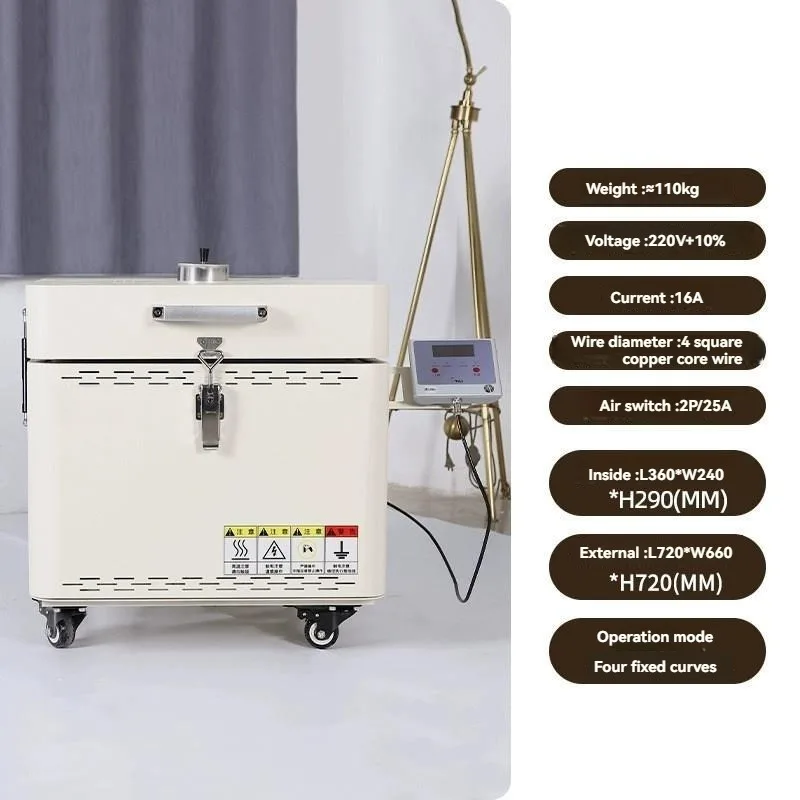 220V High-temperature Dust-free Intelligent Electric Furnace, Electric Kiln for Ceramic Firing Equipment, Ceramic Firing