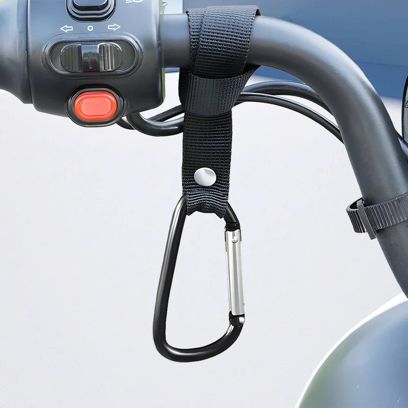 Baby Stroller Hooks Buckles Clip Aluminum Alloy Cart Organizer Diaper Bag Shopping Pram Hook Buckle Stroller Hanger