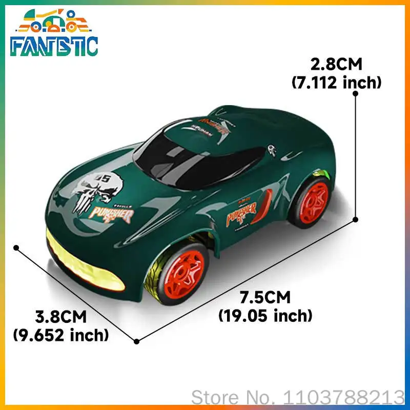 Jjrc Rc Drift Car 1 64 Mini High Speed Electric 2 4ghz Four Wheel Drive Colorful Cool Lights Controllable Driftable Desktop Car