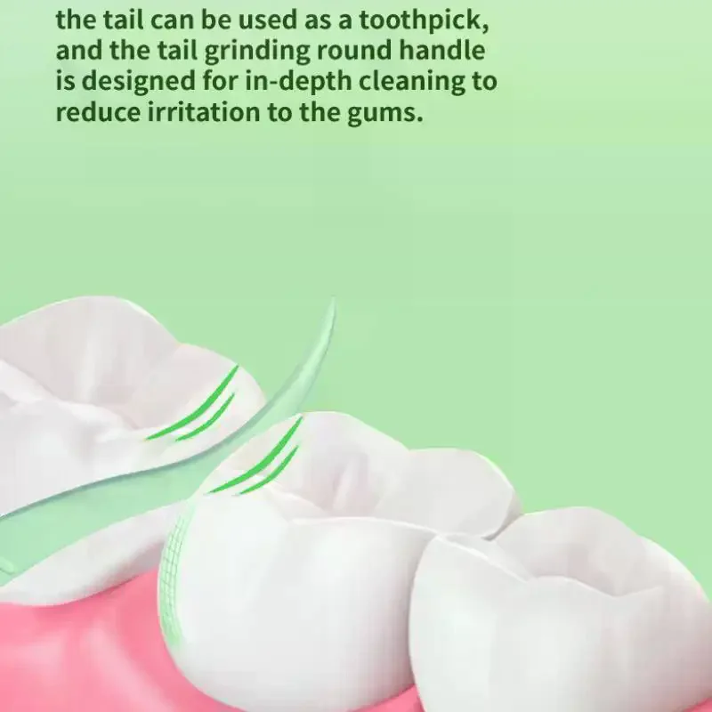 /ACR/Ultra-Fine Floss Mint Flavor Home Set Portable Disposable Care Floss Rods Deep Cleaning For Oral Care 50/100/200pcs