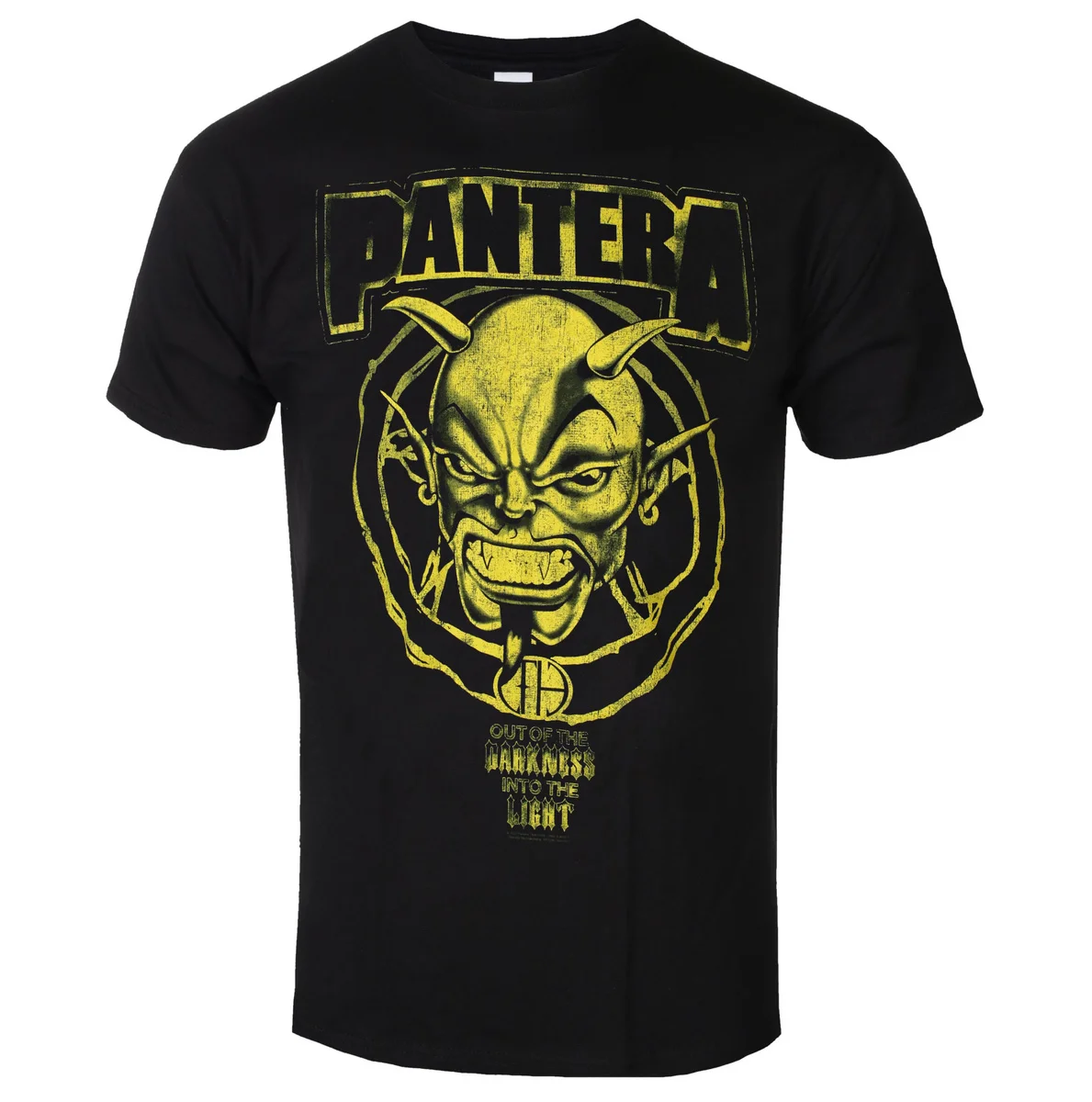 Pantera - Out Of The Darkness Art Pattern Metal Band T-Shirt Casual Street Style Cotton T-Shirt Suitable for Both Men and Women