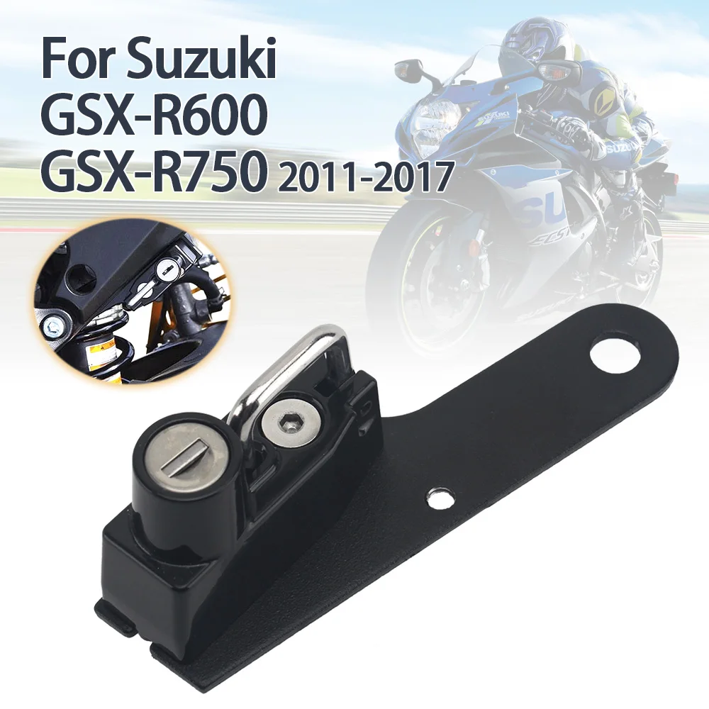 Motorcycle Helemt Lock Kit Helemts Security Anti-Theft Lock Rust-Proof Aluminum Alloy For SUZUKI GSX-R600 GSX-R700 Accessories