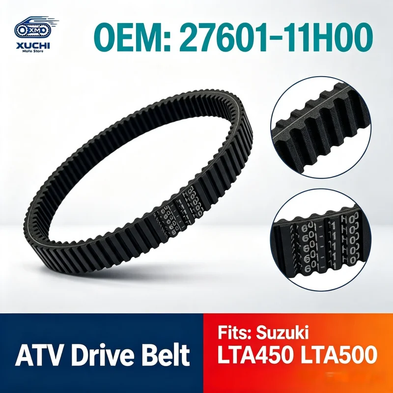 ATV CVT Transmission Drive Belt Compatible With Suzuki King Quad 450 500 AXi LTA450 LTA500 PN 27601-11H00