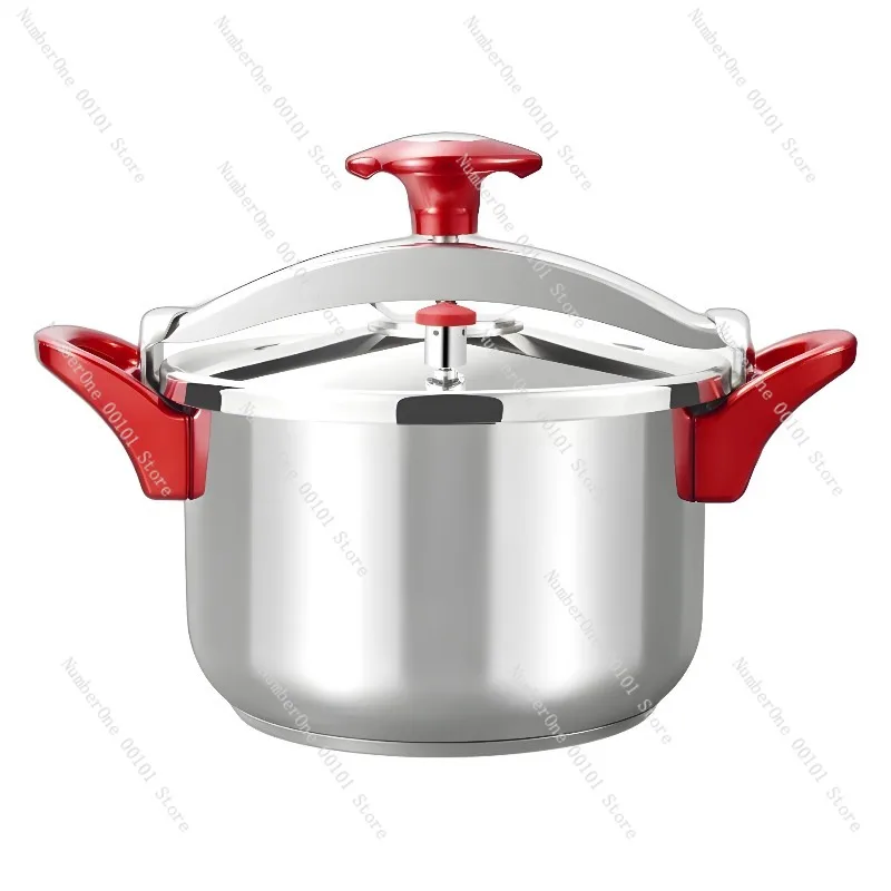Stainless Steel Pressure Cooker Large Capacity Thickened Cooker Gas Induction Compatible Cooking Pot Kitchen Appliance