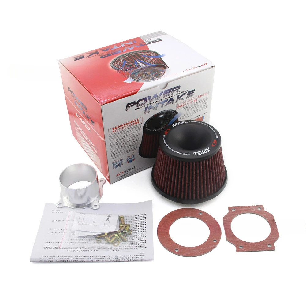 APEXI car modified high flow with aluminum tube intake mushroom head universal mushroom filter 76MM