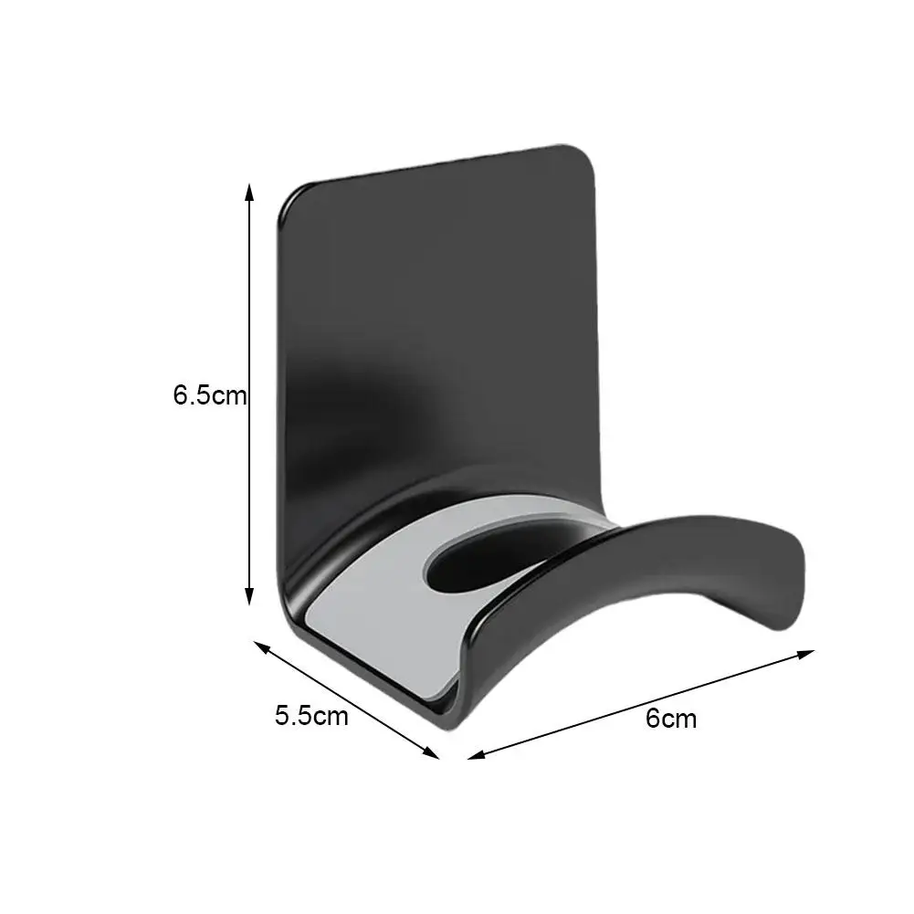 Suporte universal para fone de ouvido, suporte de plástico adesivo para montagem na parede sob a mesa, suporte para fone de ouvido para jogos