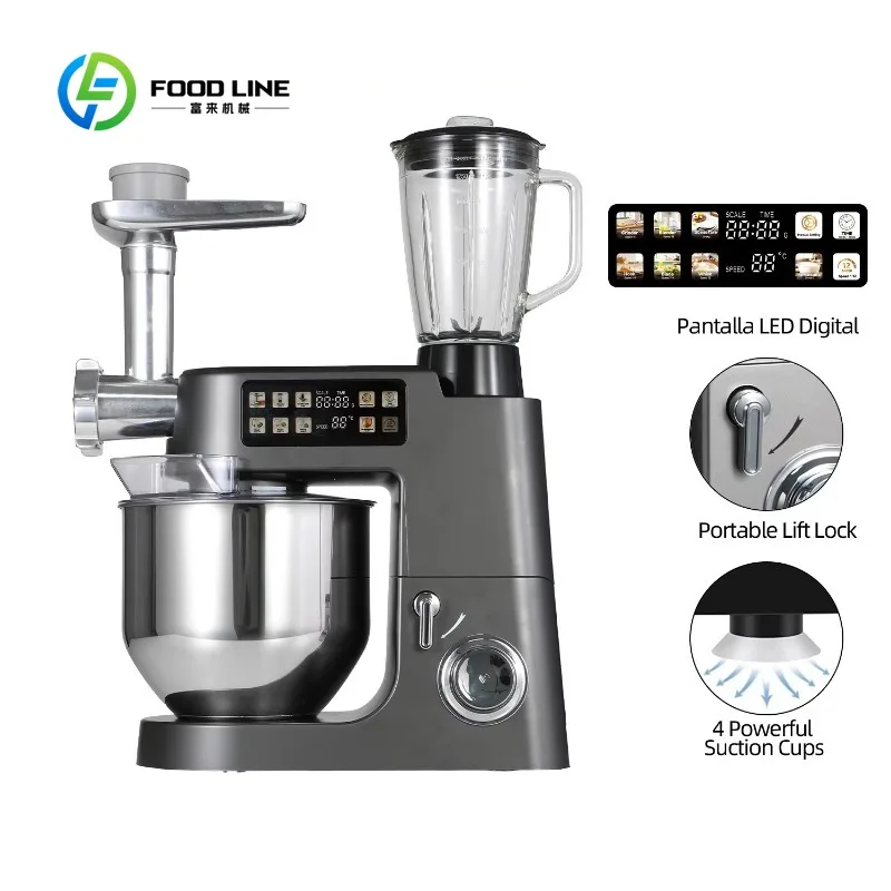 Stand Mixer Cake Food Planetary Dough Mixer Kitchen Machines Small Household Appliances Auto Program Customized