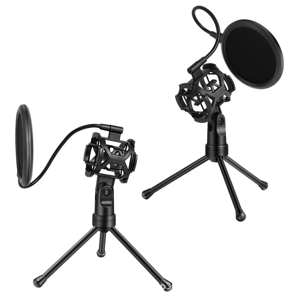 

Microphone Stand Suspension Filter Tripod Universal Instrument Recording Holder Video Conference Dubbing
