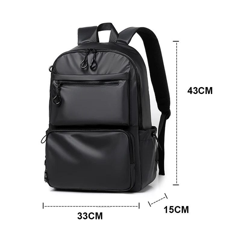 Toposhine High Quality Guaranteed Solid Casual Backpack Bag Business Travel Rucksack Durable Waterproof Oxford Outdoor Packsacks