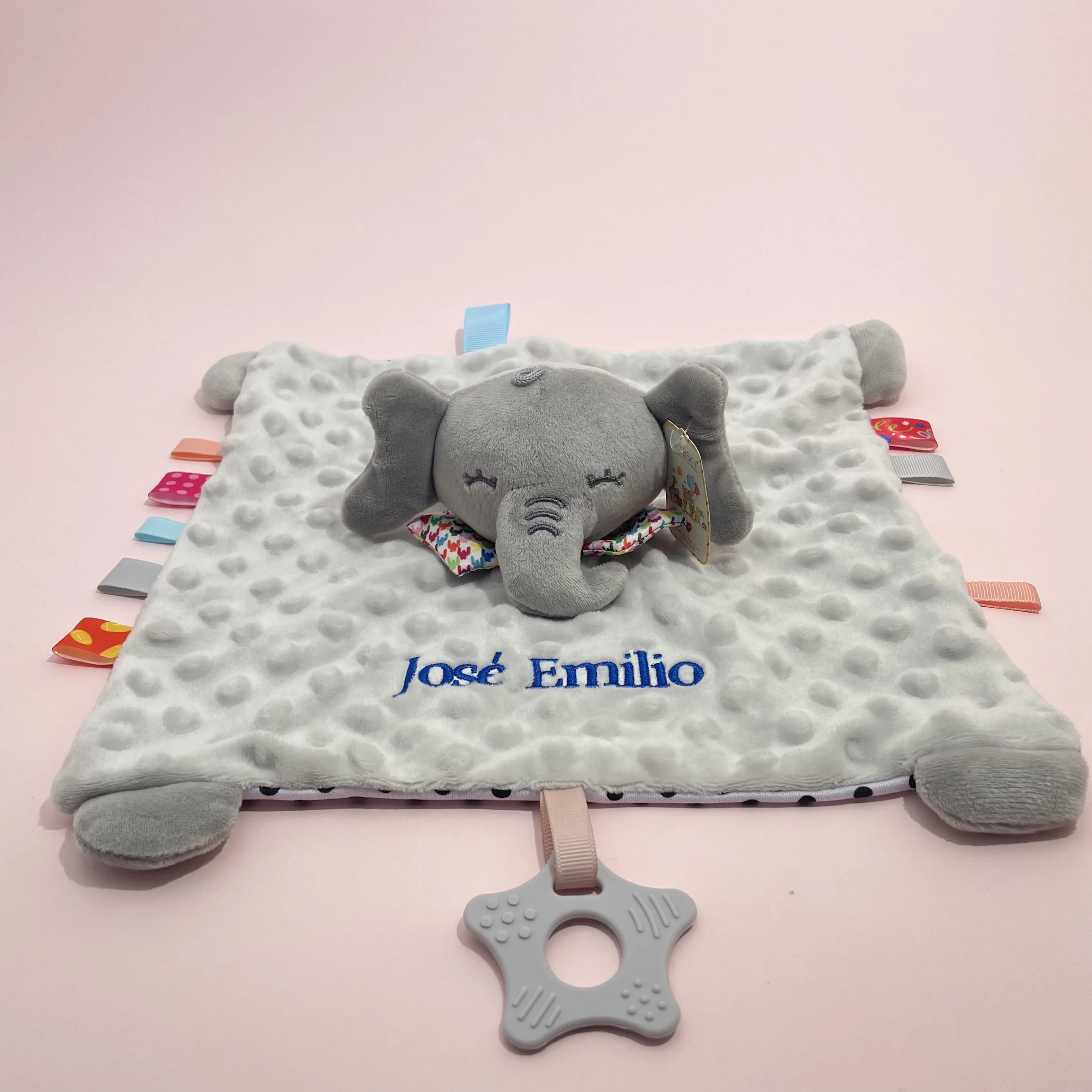 Anpassbare Baby Name Plüsch Tröster Decke Gefüllte Schlafpuppe Kinder Mode Schlafspielzeug Beruhigendes Handtuch Geschenk für Neugeborene – Detail 16
