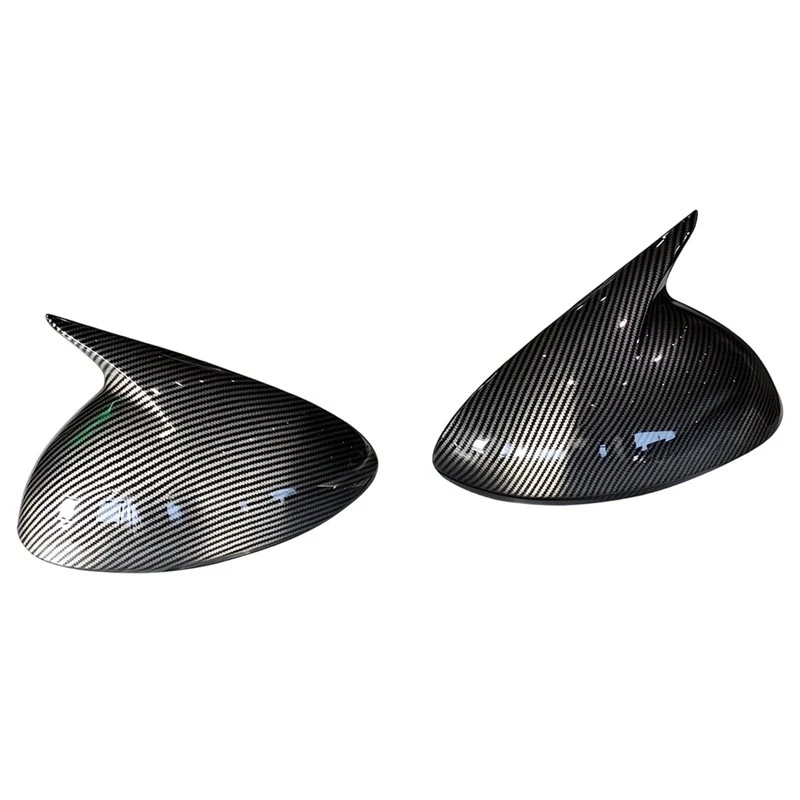 NEW-Reverse Mirror Shell Cover For Alfa Romeo Giulia 2017-2026- High Quality Sharp Angle Rearview Mirror Carbon Fiber Pattern